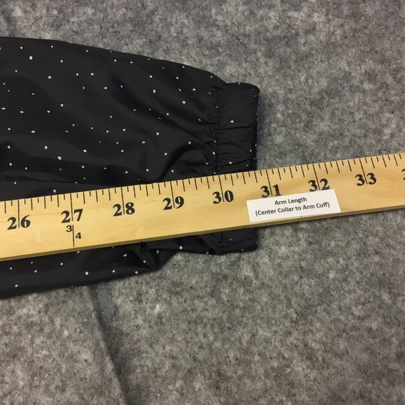 Columbia Women Black Nylon Windbreaker Lighweight Rain jacket water repellant - Picture 9 of 10